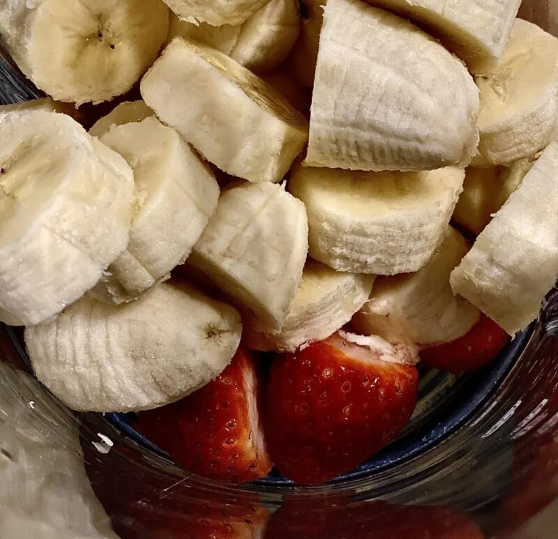 Smoothie fragola e banana · 1