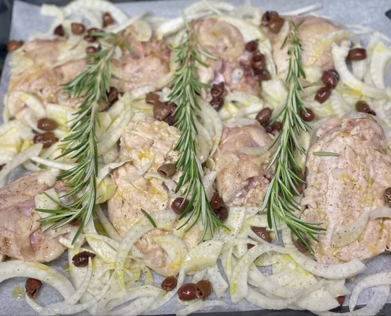 Курица, запеченная с фенхелем · 4