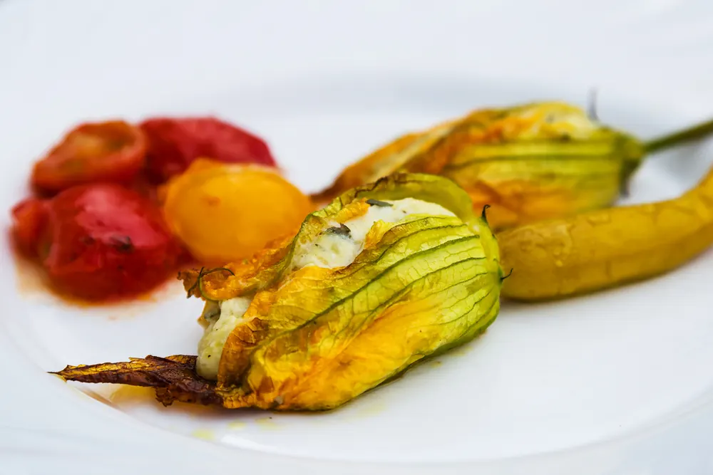 Fiori di zucca alla romana