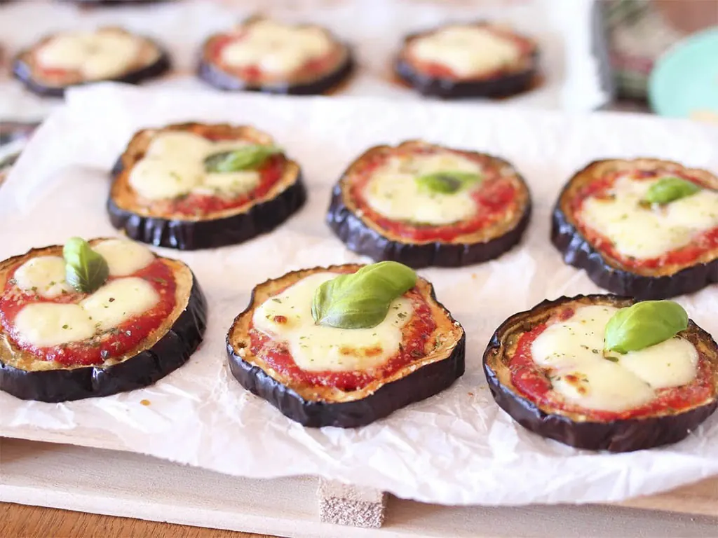 Pizzette di melanzane