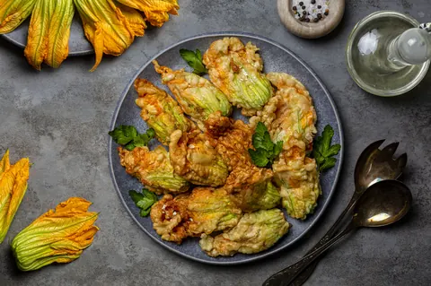 Fiori di zucca alla romana