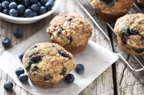 Muffin ai mirtilli