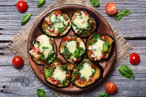 Pizzette di melanzane