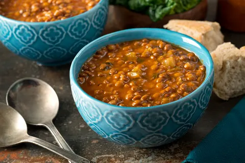 Minestrone di lenticchie